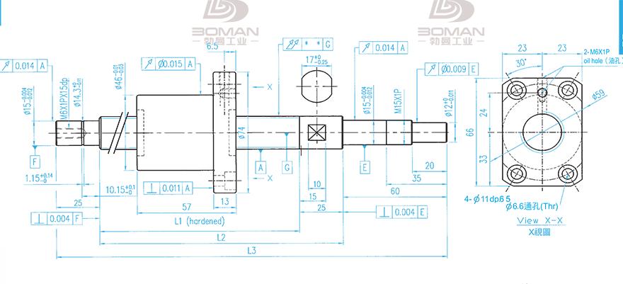 TBI XSVR02010B1DGC5-899-P1 sfv型tbi滚珠丝杆供应商