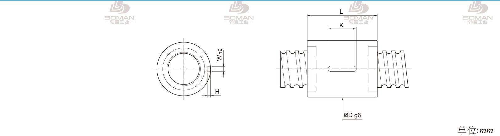 PMI RSIC5010-6 PMI丝杆导轨超薄型号